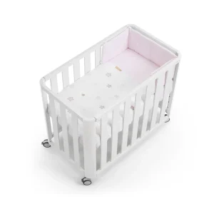 Clearance Minicuna cuna DOCO Sleeping Star Rosa Minicunas