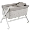 Sale Minicuna Tijera Madera Abete Beige/Bco 55X87X74 Cm Minicunas