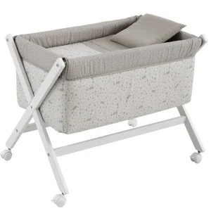 Sale Minicuna Tijera Madera Abete Beige/Bco 55X87X74 Cm Minicunas