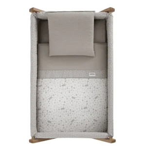 Discount Minicuna Tijera Madera Abete Beige/Natural 55X87X74 Cm Minicunas