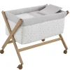 Clearance Minicuna Tijera Madera Ardi Gris/Natural Minicunas