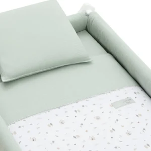 Clearance Minicuna Tijera Madera Greeny Verde/Blanco Minicunas