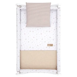 Discount Minicuna Tijera Madera Greeny Beige/Bco Minicunas