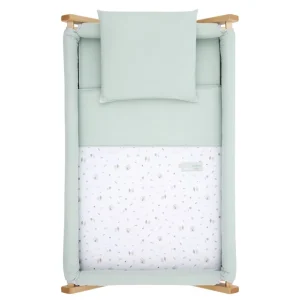 Outlet Minicuna Tijera Madera Greeny Verde/Natural Minicunas