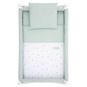Clearance Minicuna Tijera Madera Greeny Verde/Blanco Minicunas