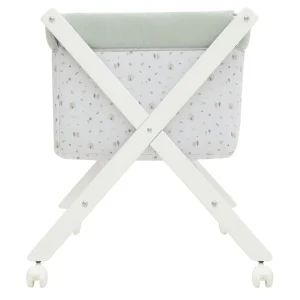Clearance Minicuna Tijera Madera Greeny Verde/Blanco Minicunas