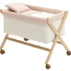 Clearance Minicuna Tijera Madera Magia Rosa/Natural Minicunas