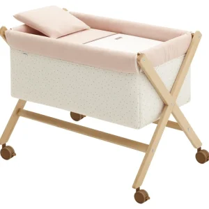Clearance Minicuna Tijera Madera Magia Rosa/Natural Minicunas