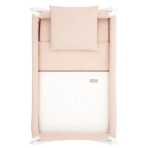 Clearance Minicuna Tijera Madera Magia Rosa/Bco Minicunas