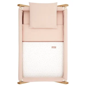 Clearance Minicuna Tijera Madera Magia Rosa/Natural Minicunas
