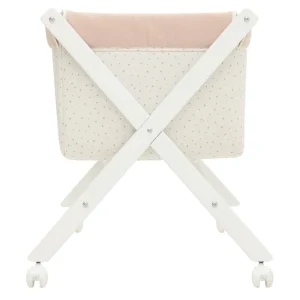 Clearance Minicuna Tijera Madera Magia Rosa/Bco Minicunas