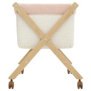 Clearance Minicuna Tijera Madera Magia Rosa/Natural Minicunas