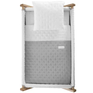 Online Minicuna Tijera Madera Soft Gris/Natural Minicunas
