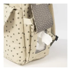 New Mochila corazones Poppy Musgo Bolsos