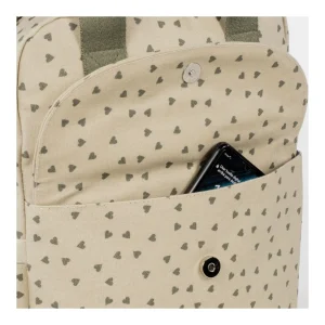 New Mochila corazones Poppy Musgo Bolsos
