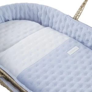 Outlet Moises De Palma Acolchado Une Soft Celeste Minicunas