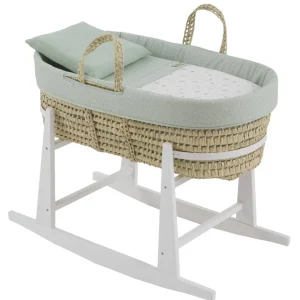 Online Moises Palma Acolch+Pata M.Bco Ardi Verde/Blanco Minicunas