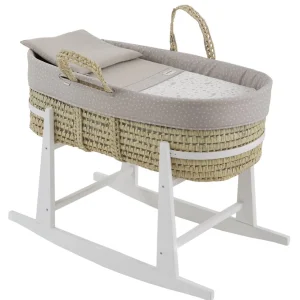 Outlet Moises Palma Acolch+Pata M.Bco Abete Beige/Bco 39X80X25 Cm Minicunas