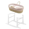 Clearance Moises Palma Acolch+Pata M.Bco Plumeti Rosa/Bco Minicunas