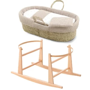 Clearance Moises Palma Acolch+Pata M.Nat Rabbit Beige/Natural Minicunas