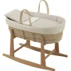 New Moises Palma Acolch+Pata M.Nat Lino Rosa/Natural Minicunas