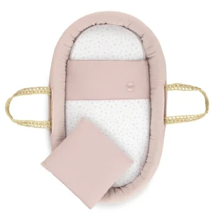 Clearance Moises Palma Acolch+Pata M.Bco Plumeti Rosa/Bco Minicunas