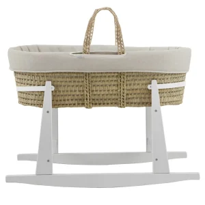 Outlet Moises Palma Acolch+Pata M.Bco Lino Beige/Bco Minicunas