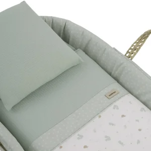 Online Moises Palma Acolch+Pata M.Bco Ardi Verde/Blanco Minicunas