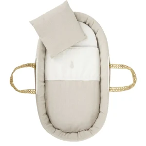 Outlet Moises Palma Acolch+Pata M.Nat Lino Beige/Natural Minicunas