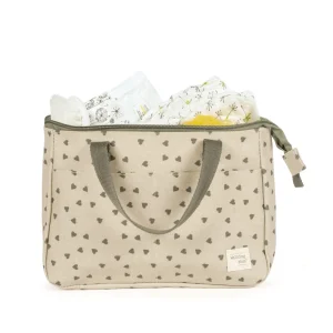 New Neceser Corazones Poppy Musgo Bolsos