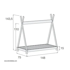 New Pack cama Montessori INDY-14 Cunas