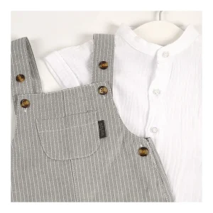 Outlet Peto botones camisa Conjuntos