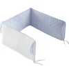 Clearance Protector Cuna 60 Soft Celeste Edredón Y Protector