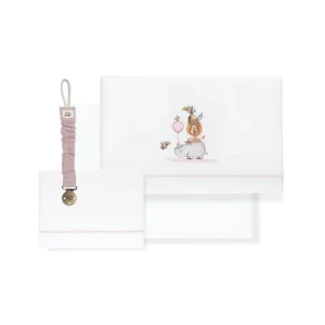 Outlet Sabanas 3p Cuna + Broche Rino Leon Sábanas