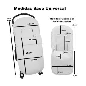 Discount Saco polipiel universal castaño Sacos Y Mantas