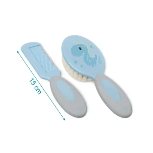 Discount Set peine cerdas naturales Dinosaurio 2 pzas Accesorios