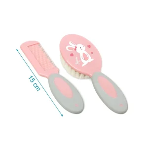Discount Set peine cerdas naturales Conejo 2 pzas Accesorios