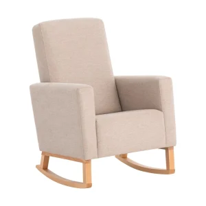 New Sillon De Lactancia Liso E Beige Mobiliario