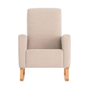 New Sillon De Lactancia Liso E Beige Mobiliario