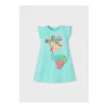 Clearance Vestido algodon con bolso Vestidos