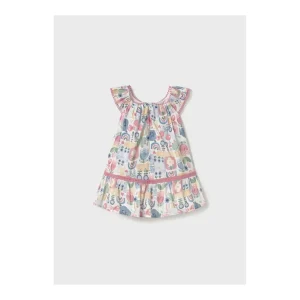 Discount Vestido estampado sin manga Vestidos