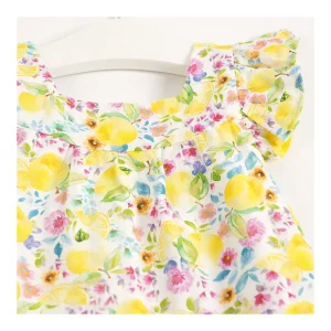 Fashion Vestido floreado limones Vestidos
