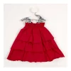 Outlet Vestido infantil volantes tirante Vichy Vestidos