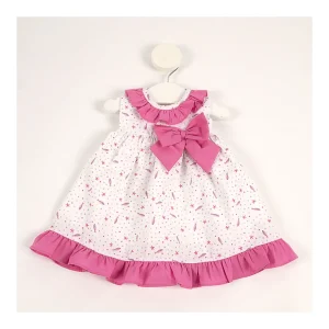 Sale Vestido Mario cuello volante lazo Vestidos
