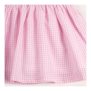 Sale Vestido vichy cuello volante Vestidos