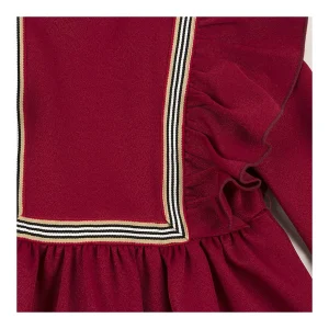 Clearance Vestido volantes cenefa Vestidos