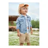 Clearance Bermuda lino relax Pantalones