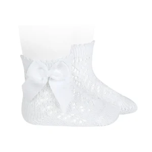 Online Calcetines cortos de perle calados con lazo Calcetines Y Leotardos