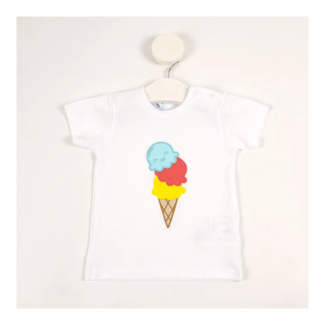 camiseta_manga_corta_bebe_0-3.webp Hot Camiseta manga corta bebe helado Camisas, Camisetas Y Polos