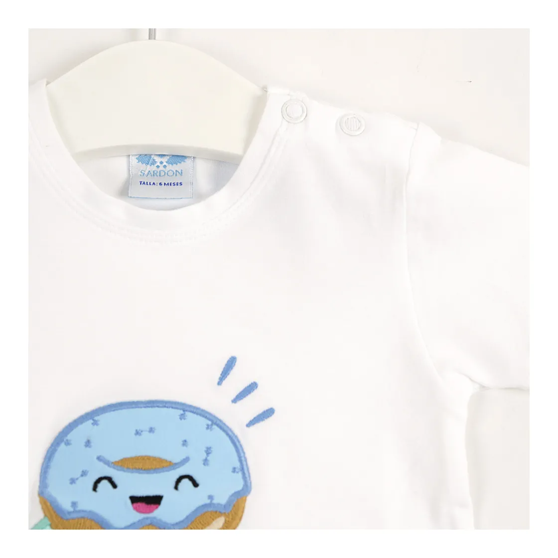 camiseta_manga_corta_bebe_1.webp Hot Camiseta manga corta bebe donuts Camisas, Camisetas Y Polos
